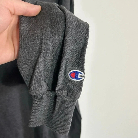 Vintage Champion Long Sleeve Quarter Zip Shirt Mens Size L - Picture 3 of 4